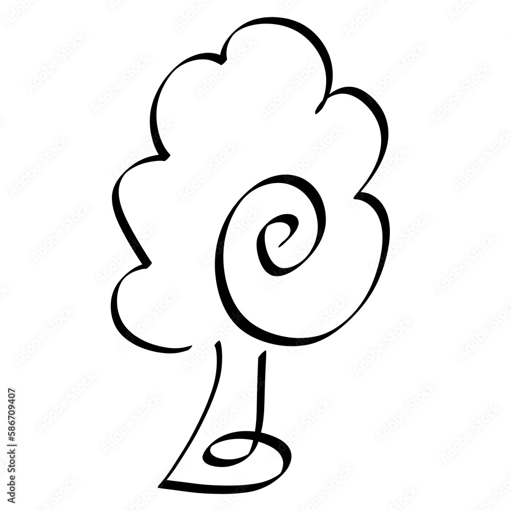 creative tree with a spiral and a heart at the roots, possibly a tree of life with ichthyus, black abstract pattern creative tree with a spiral and a heart at the roots, possibly a tree of life with ichthyus, black abstract pattern