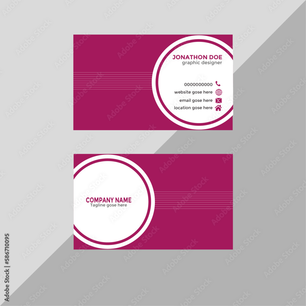 modern business card template modern business card template