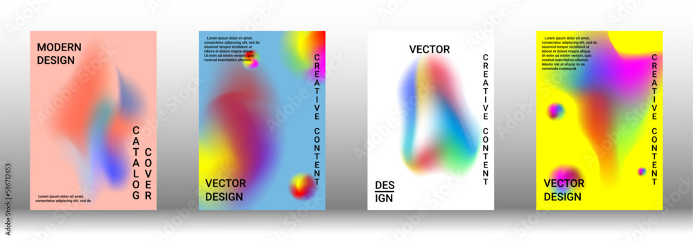 Artistic covers design. Creative fluid colors backgrounds. Set of abstract covers Artistic covers design. Creative fluid colors backgrounds. Set of abstract covers
