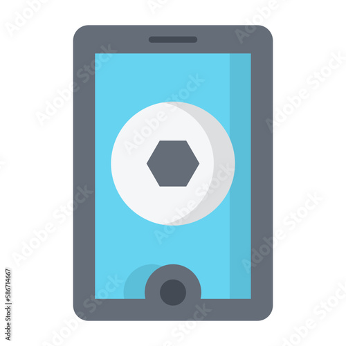 Mobile Match Flat Icon