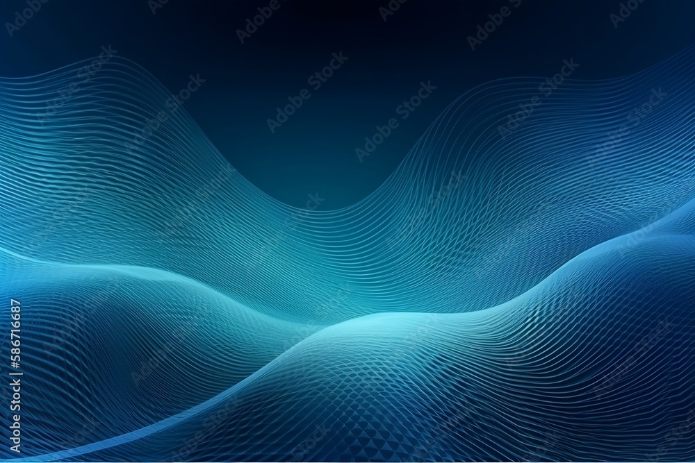 A Light Blue Gradient Graphic Wallpaper with Wave Pattern A Light Blue Gradient Graphic Wallpaper with Wave Pattern