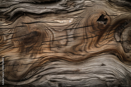 Wood rough texture or background. AI Generated