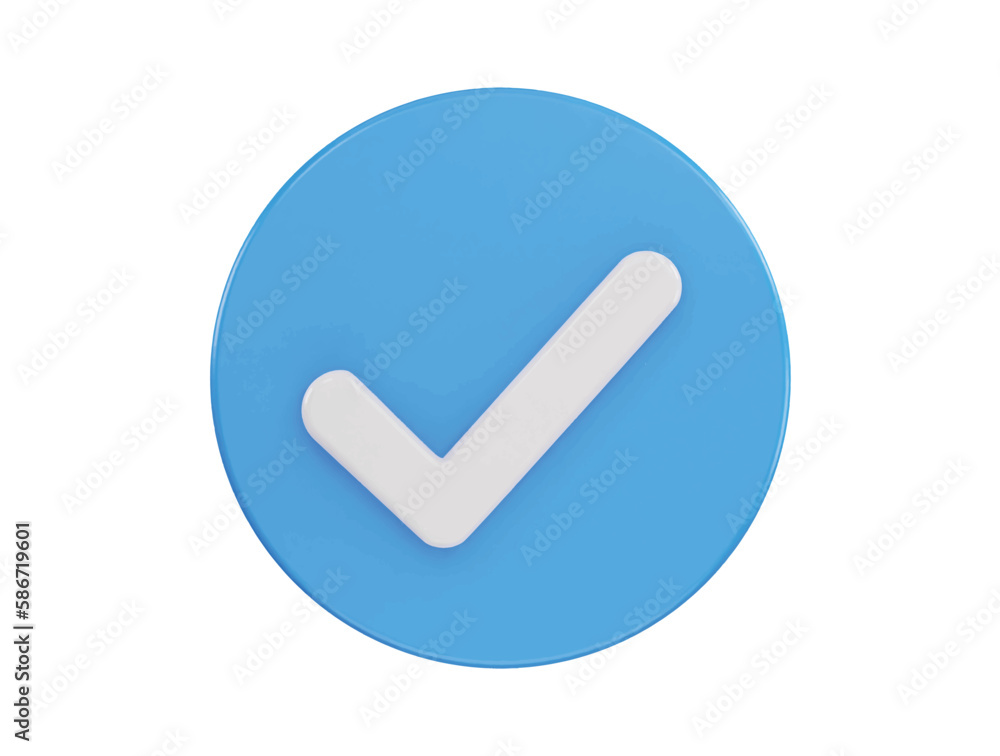 verified icon 3d rendering vector illustration verified icon 3d rendering vector illustration