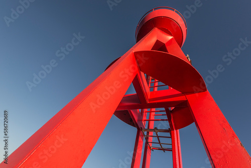 abstract view of a pier light