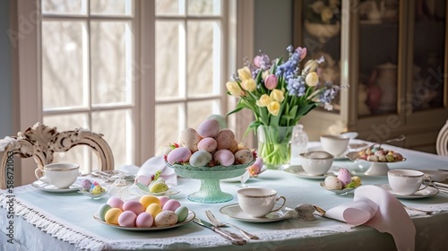 Wallpaper Mural easter table Torontodigital.ca