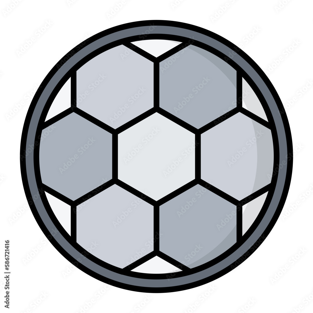 Ball Line Color Icon Ball Line Color Icon