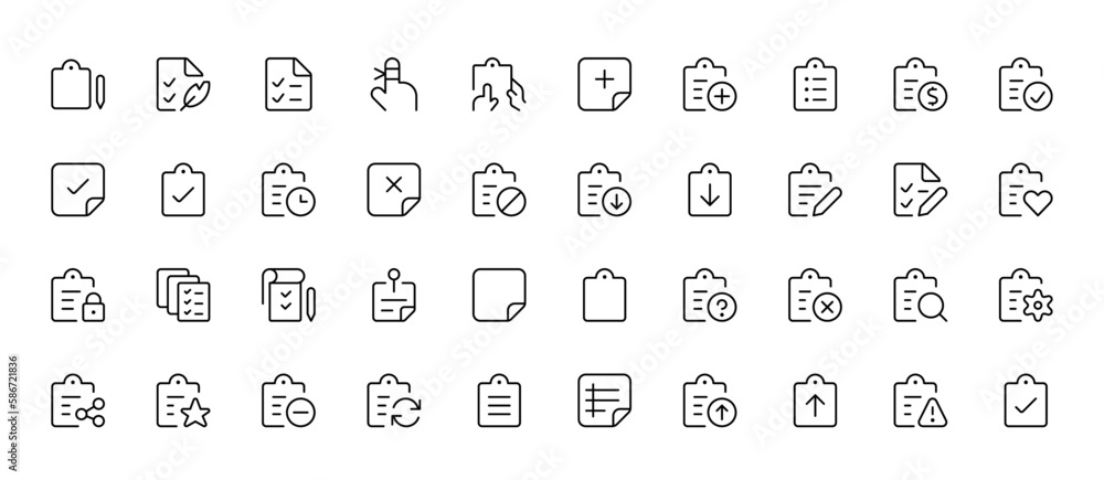 Task Checklist on the clipboard icon compliance tick check sign on it. Clip board outline vector with paper test document or todo plan with tasks. Checkbox form and survey checklist for web, UI/UX Task Checklist on the clipboard icon compliance tick check sign on it. Clip board outline vector with paper test document or todo plan with tasks. Checkbox form and survey checklist for web, UI/UX