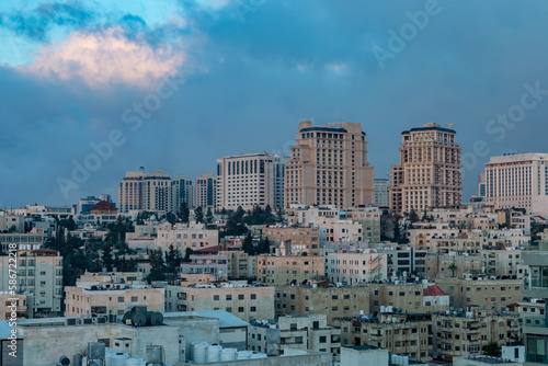 Amman  Jordan The city skyline in the early morning 