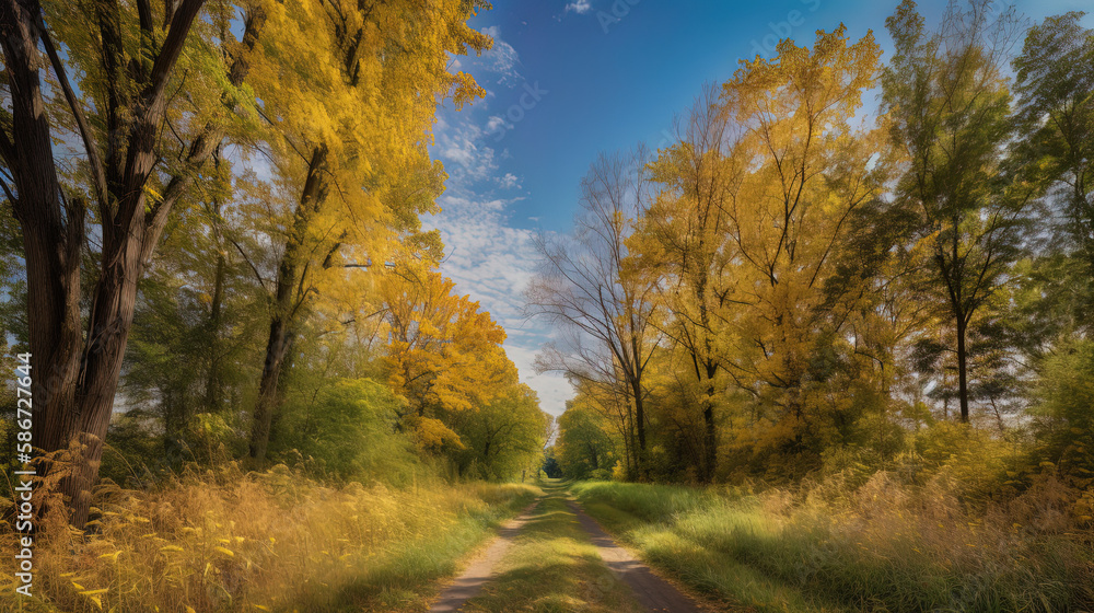Fototapeta premium autumn in the forest