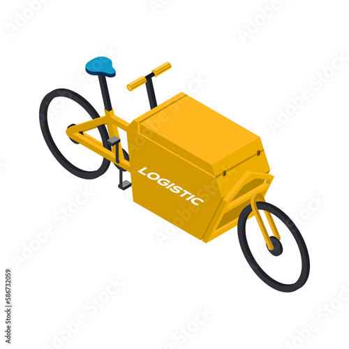 Isometric Delivery Bicycle