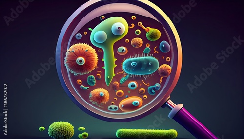 Patogenic salmonella bacteria