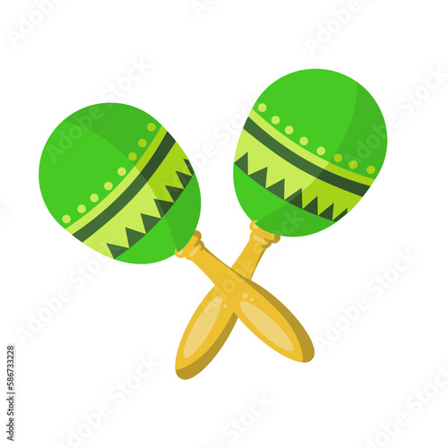 maracas - vector illustration