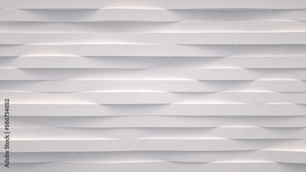 Obraz premium Stripes on the surface. Bright, milky wave abstract background.