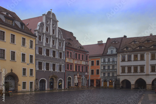 historische gebäude am untermarkt in görlitz renaissance giebel