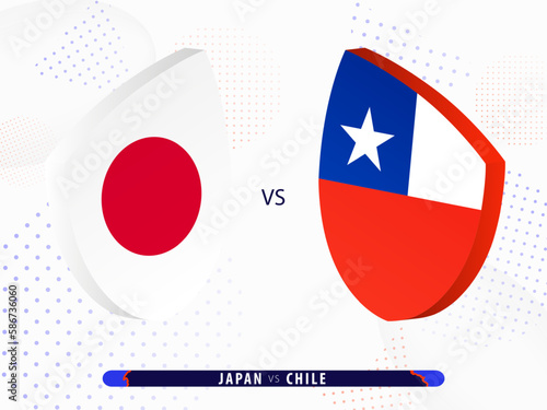 Japan vs Chile rugby match, international rugby competition 2023.