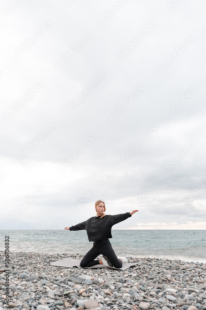 Fitness sea,sport fit sea.girl goes sports,fitness,yoga seashore.Meditation, relaxation, mental health.Active lifestyle,self-care,health.Wellness.Fit nature,workouts tracking fitness Fitness sea,sport fit sea.girl goes sports,fitness,yoga seashore.Meditation, relaxation, mental health.Active lifestyle,self-care,health.Wellness.Fit nature,workouts tracking fitness