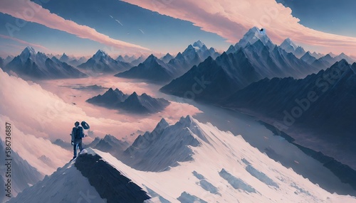 Journey to the Top: Spectacular Photographs of an Adventurer's Trek up Mt. Everest's Magnificent Terrain