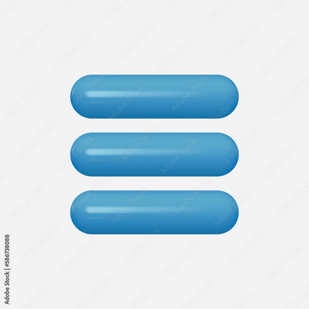 3d message dialogue bubble icon. Vector 3d message dialogue bubble icon. Vector