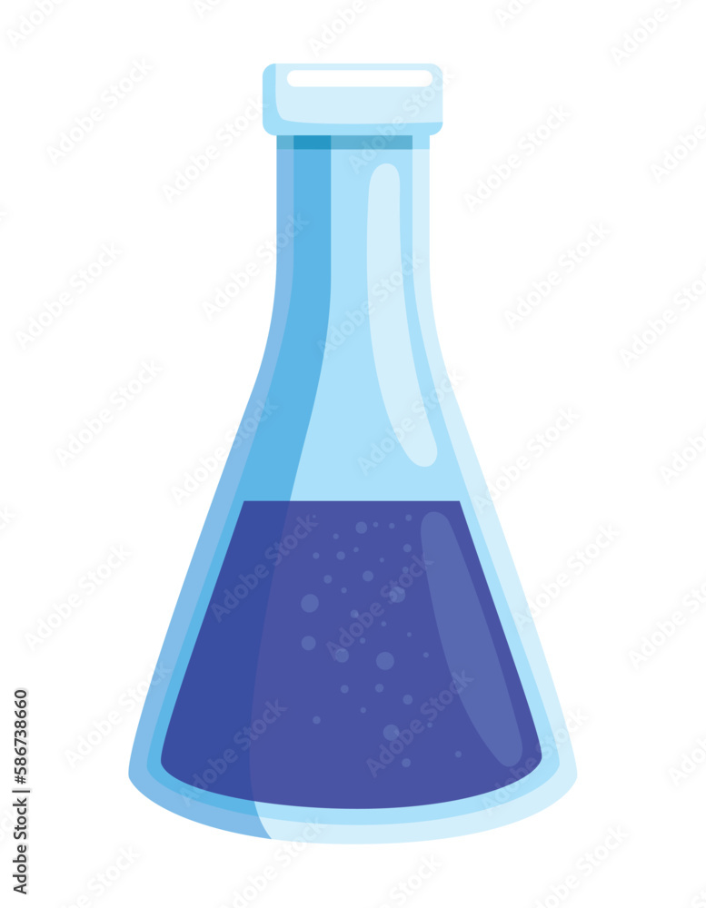 science blue liquid in beaker flask science blue liquid in beaker flask