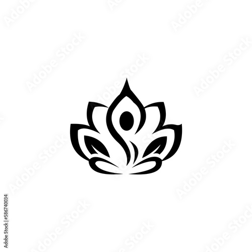 med spa logo design vector illustration