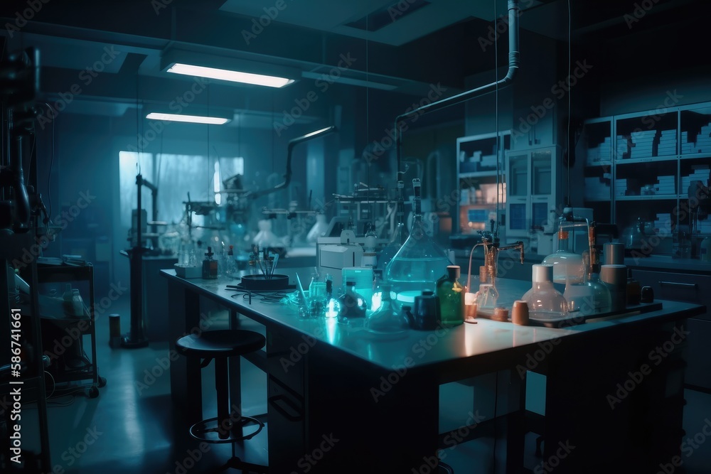 In a Secure High Level Laboratory Scientists in a Coverall Conducting a Research Generative AI
In a Secure High Level Laboratory Scientists in a Coverall Conducting a Research Generative AI