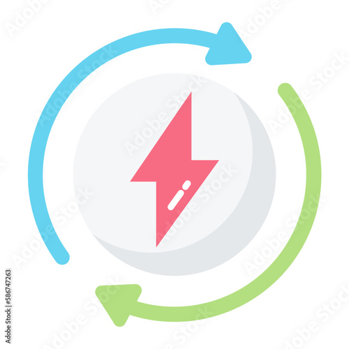 Free Download Rotation Flat Icon - GFXLoad