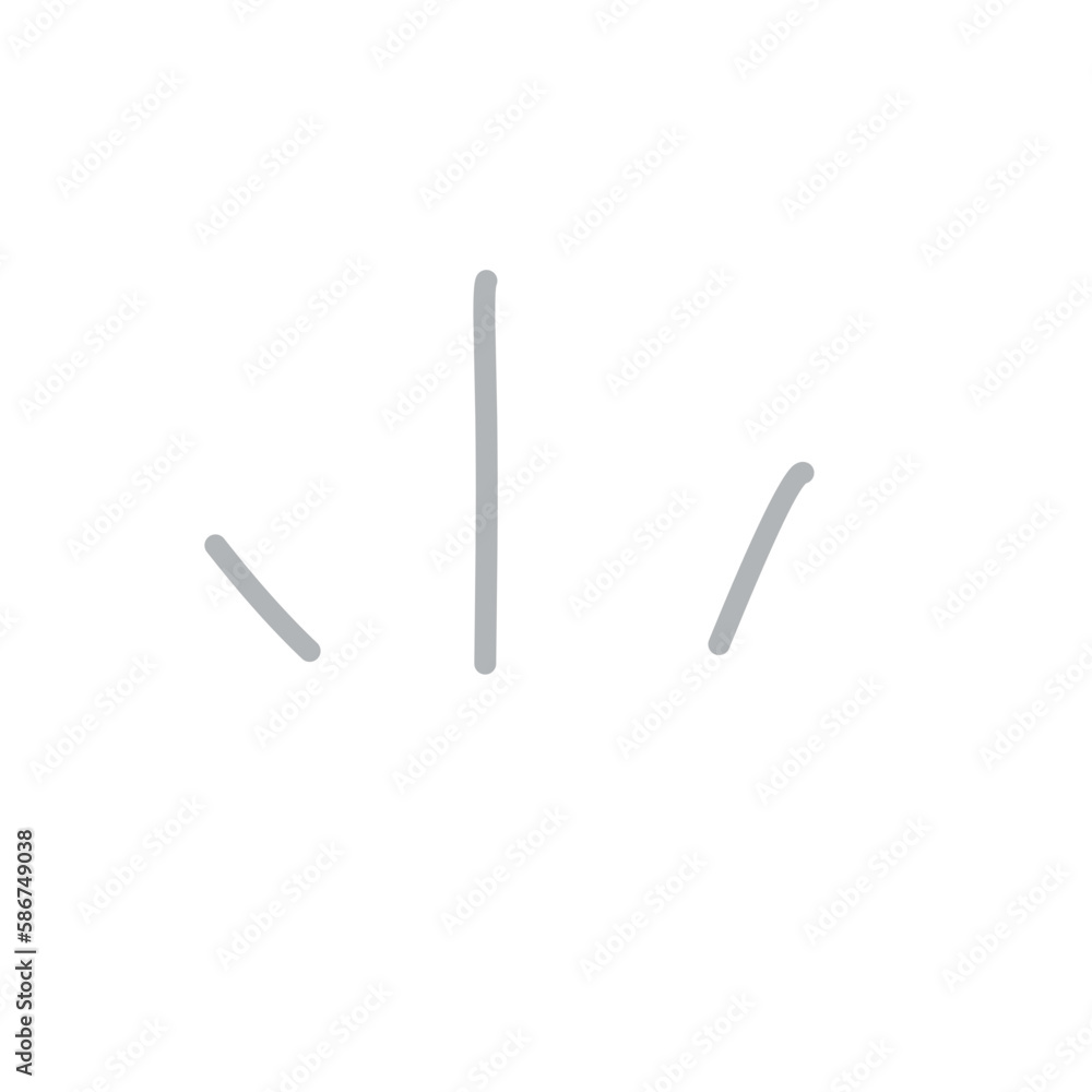 Rays Line Vector Rays Line Vector