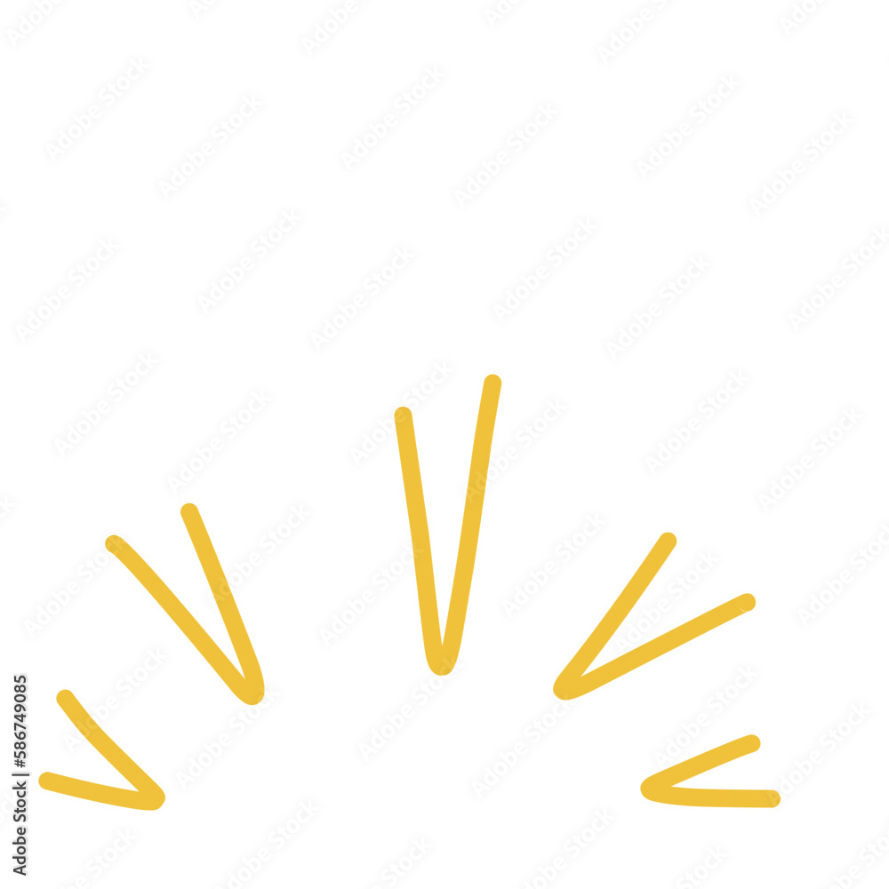 Obraz premium Rays Line Vector