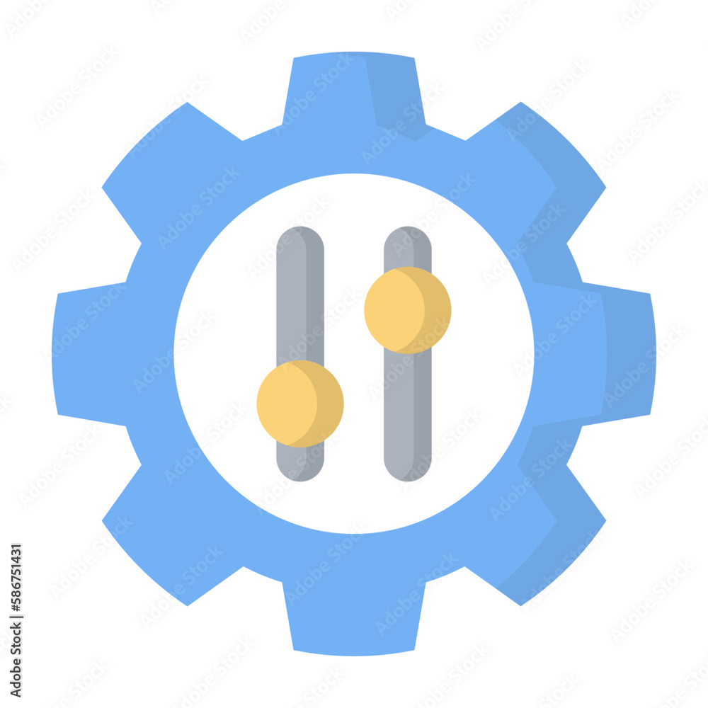 Settings Outline Icon Settings Outline Icon