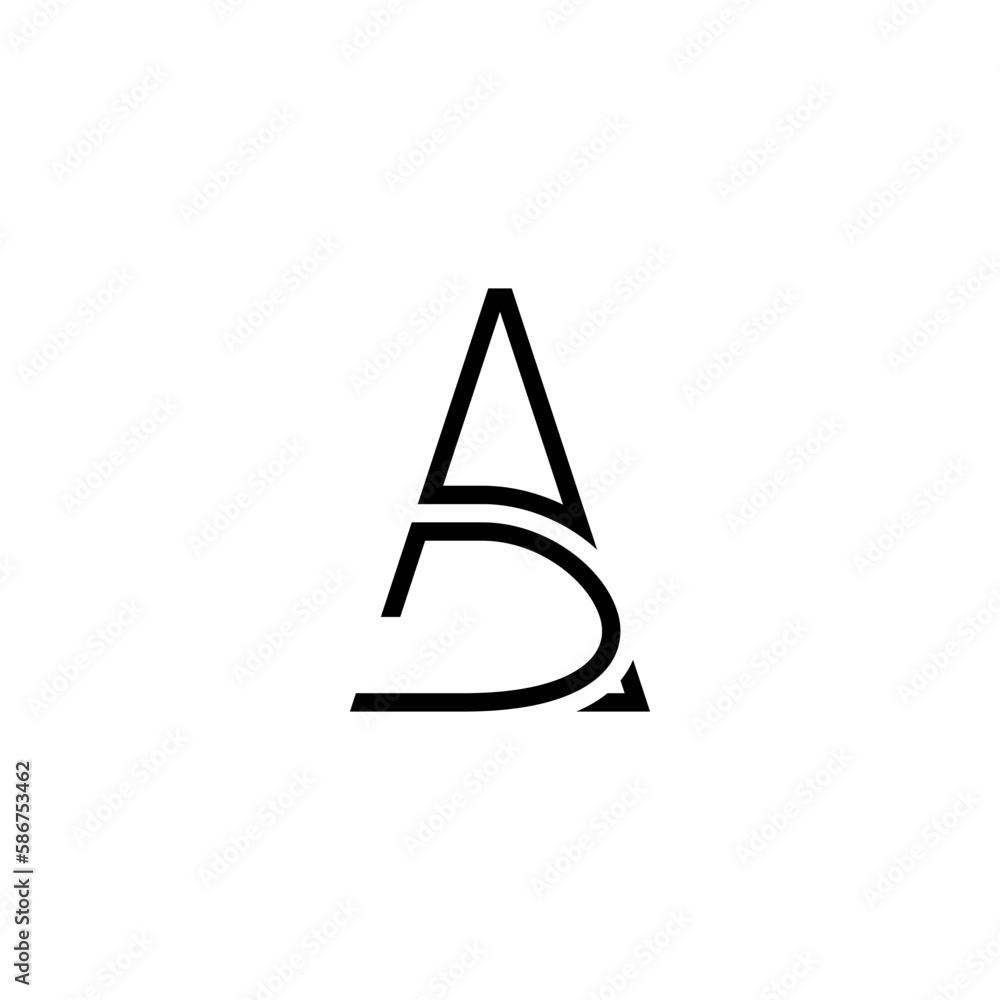 Premium design Logo with initial, letter, alphabet AD for company branding and other Premium design Logo with initial, letter, alphabet AD for company branding and other