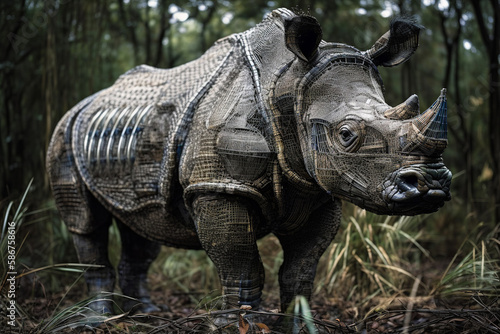 AI protect our planet s most precious and endangered species. Javan rhinoceros. Technologies working in harmony with nature  helping to preserve the balance of our planet s ecosystems. Generative AI