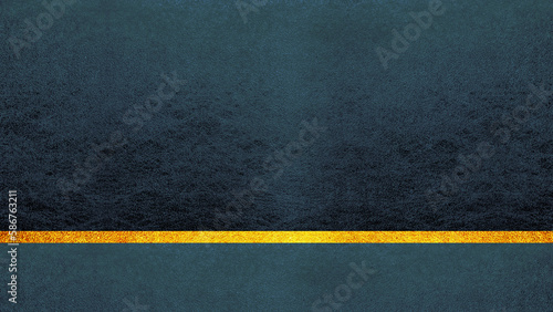 青と金のラインの背景素材