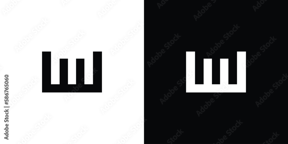 Simple and Unique M  logo design.