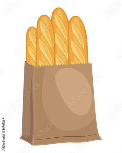 Baguettes bag design