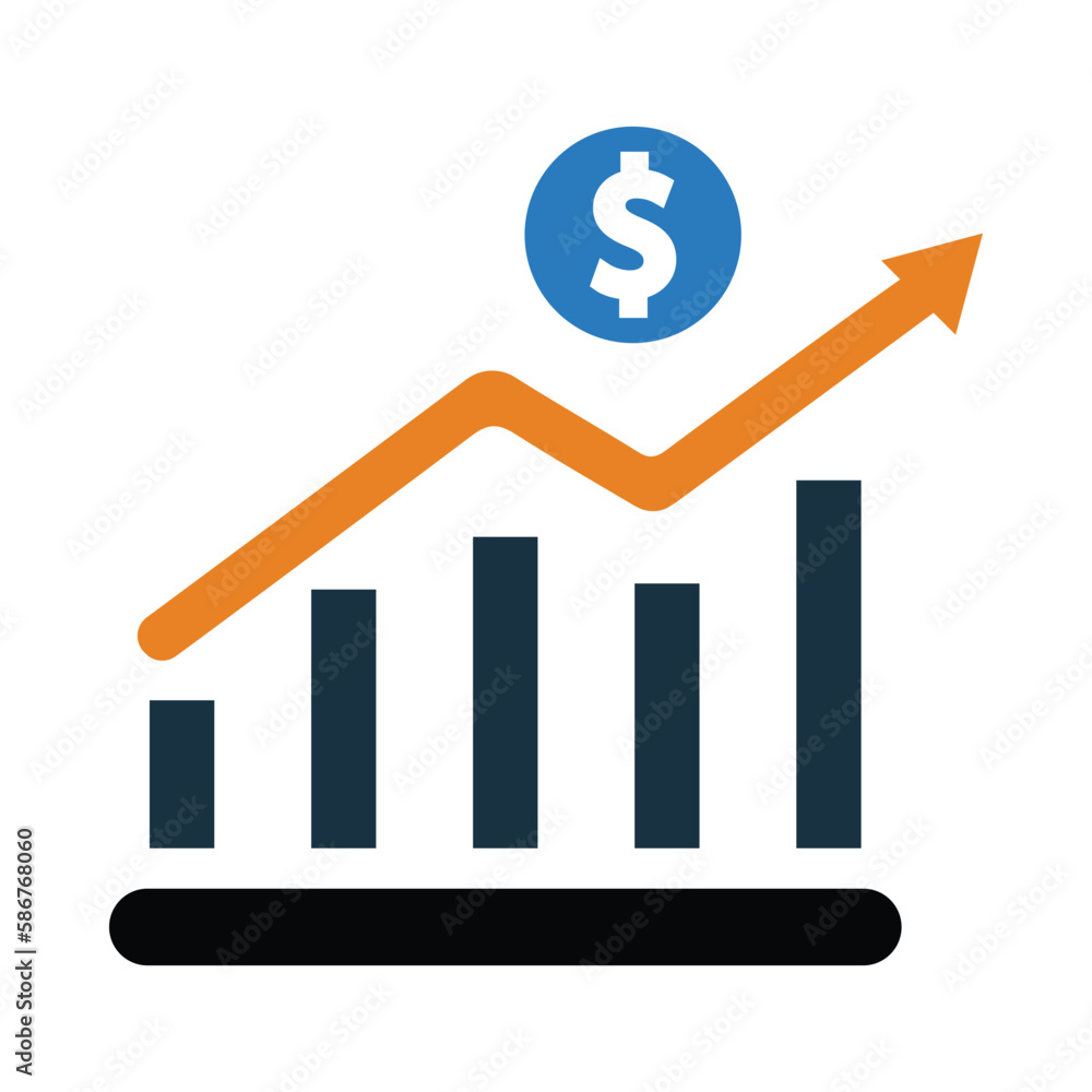 graph, chart, money, dollar, business growth graph chart icon graph, chart, money, dollar, business growth graph chart icon