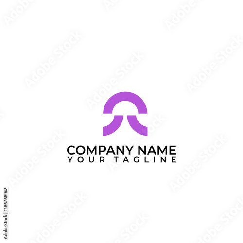Jellyfish flat vector icon. Ocean animal vector logo design with isolated background.