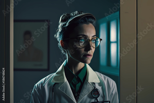 Portrait of a doctor made with Generative AI