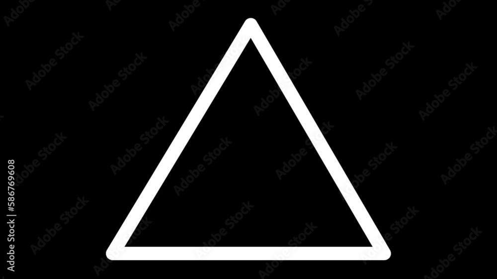 Geometric Triangle Shape Drawing Geometric Triangle Shape Drawing