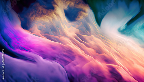 colorfull cloud waves, pastel color background. abstract background.