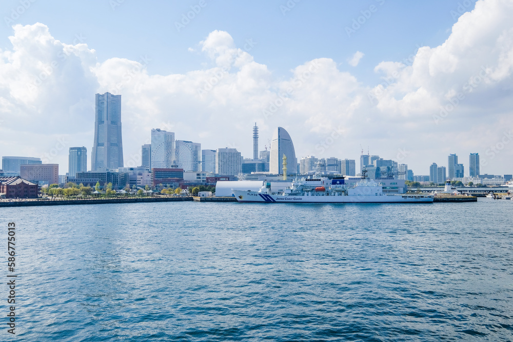 神奈川県横浜市の都市風景