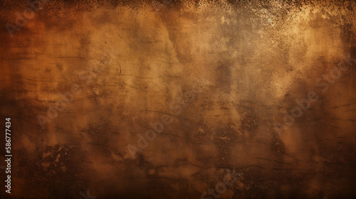 Antique paper with vintage stains, rust patterns, aged, website banner background, Generative AI