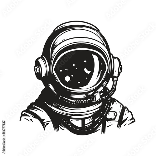 Wallpaper Mural astronaut, vector concept digital art, hand drawn illustration Torontodigital.ca