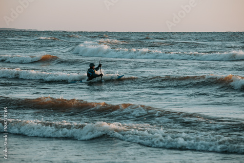 surfer on the beach
