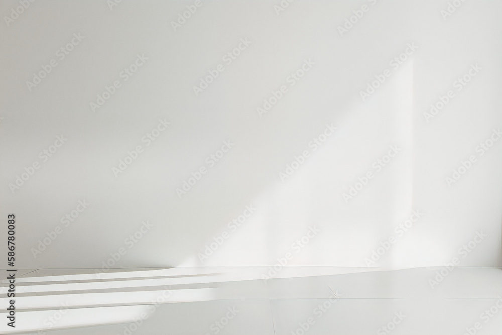 Obraz premium Abstract white studio background for product presentation. 