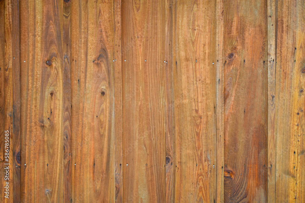 Obraz premium Natural wood board and batten background