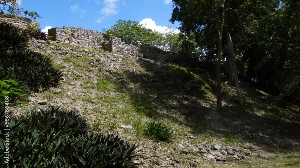 The Southern Palace at Dzibanche archeological site, Quintana Roo, Mexico. The Southern Palace at Dzibanche archeological site, Quintana Roo, Mexico.