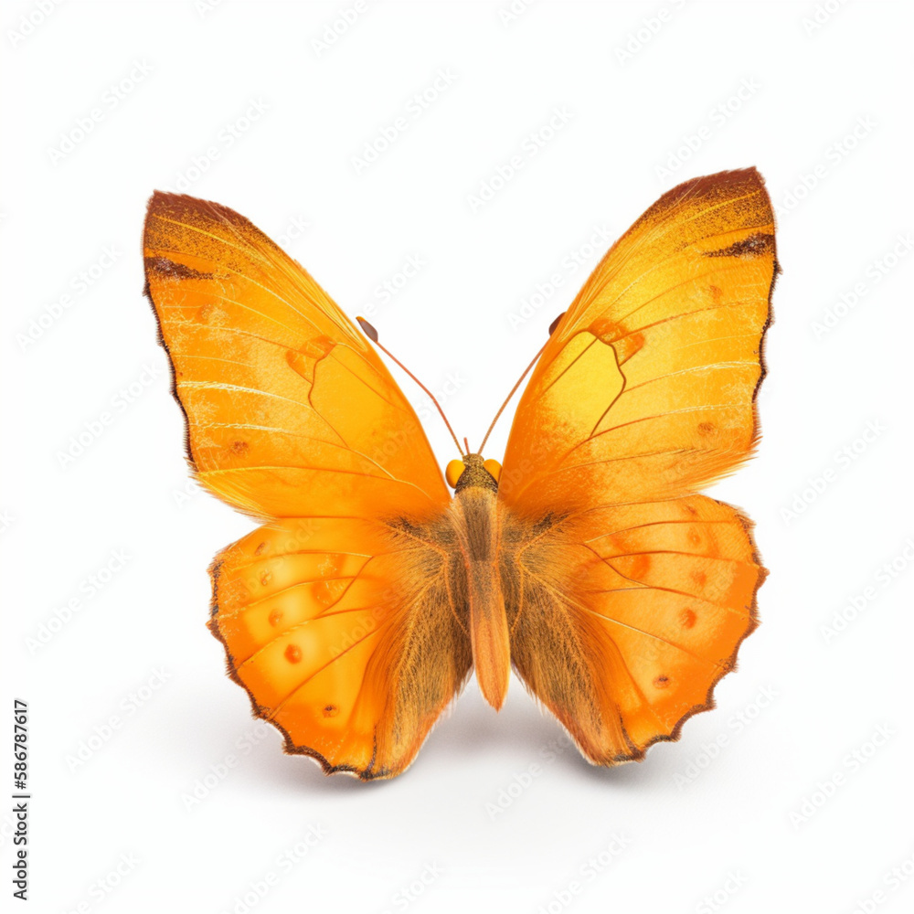 butterfly isolated on white, generate AI butterfly isolated on white, generate AI