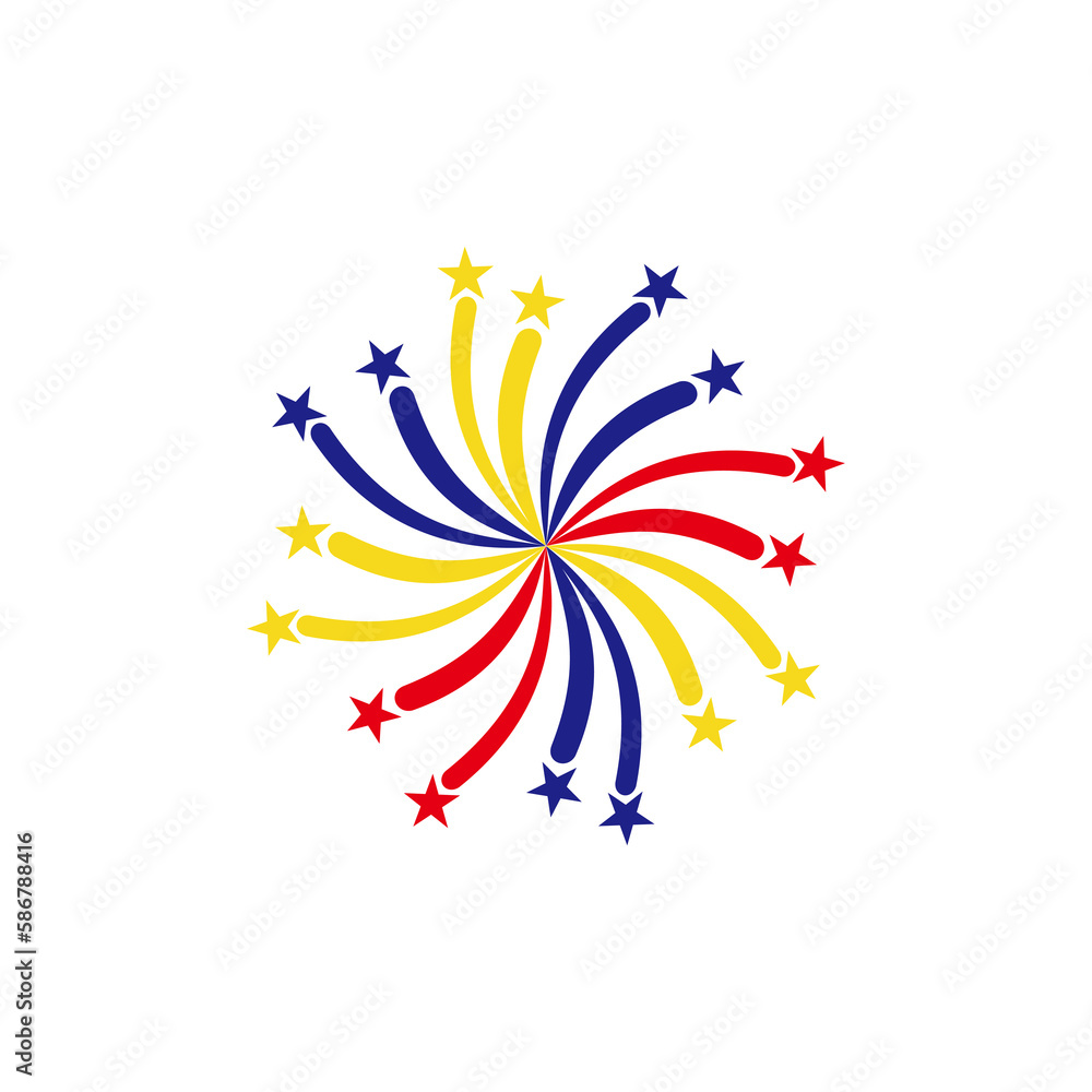 Ecuador flags icon set, Ecuador independence day icon set vector sign symbol