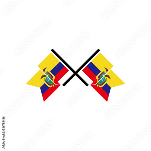Free Download Ecuador flags icon set, Ecuador independence day icon set vector sign symbol - GFXLoad
