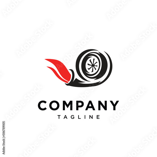 Turbo car automotive logo icon vector template